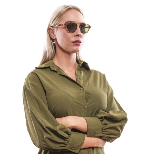 ⁦Hally & Son Brown Unisex Sunglasses⁩ – תמונה ⁦4⁩