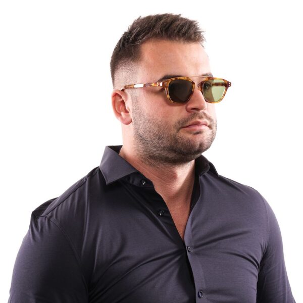 ⁦Hally & Son Brown Unisex Sunglasses⁩ – תמונה ⁦5⁩