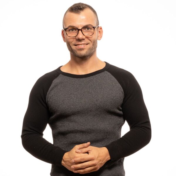 ⁦Lozza Brown Men Optical Frames⁩ – תמונה ⁦4⁩