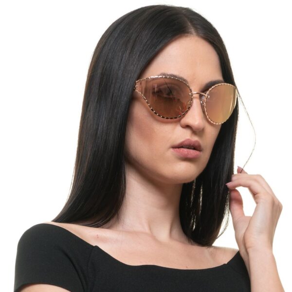 ⁦Roberto Cavalli Rose Gold Women Sunglasses⁩ – תמונה ⁦4⁩