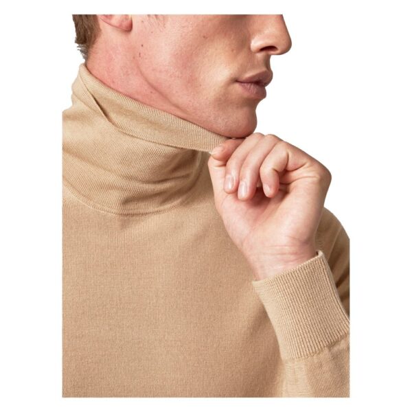 ⁦Alpha Studio Beige Cashmere Sweater⁩ – תמונה ⁦3⁩