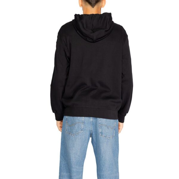 ⁦Armani Exchange Black Cotton Sweater⁩ – תמונה ⁦2⁩