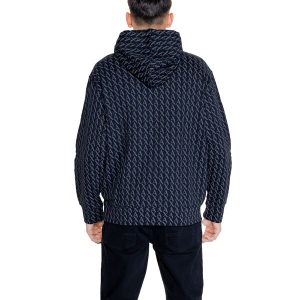 ⁦Armani Exchange Black Cotton Sweater⁩ – תמונה ⁦2⁩