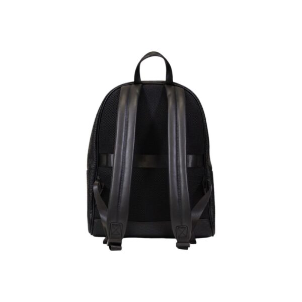 ⁦Armani Exchange Black Polyester Backpack⁩ – תמונה ⁦3⁩
