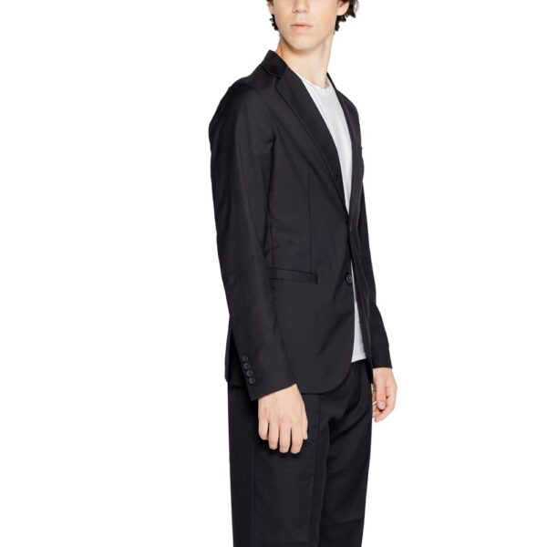 ⁦Armani Exchange Black Polyester Blazer⁩ – תמונה ⁦4⁩