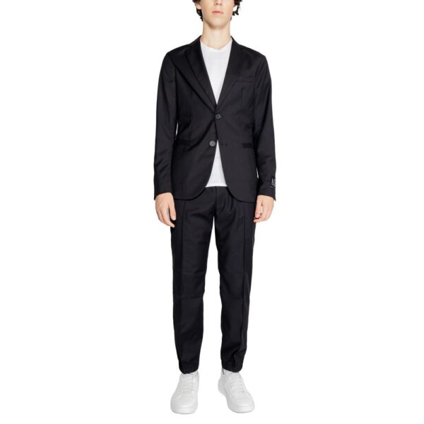 ⁦Armani Exchange Black Polyester Blazer⁩ – תמונה ⁦5⁩