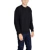 ⁦Armani Exchange Black Cotton T-Shirt⁩ – תמונה ⁦4⁩