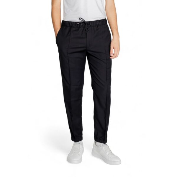 ⁦Armani Exchange Black Polyester Jeans & Pant⁩ – תמונה ⁦2⁩