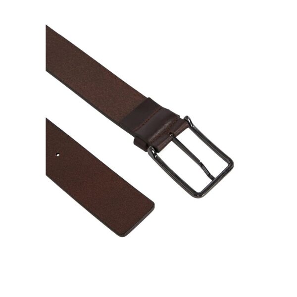 ⁦Calvin Klein Brown Leather Belt⁩ – תמונה ⁦2⁩