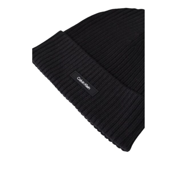 ⁦Calvin Klein Black Organic Cotton Hats & Cap⁩ – תמונה ⁦3⁩