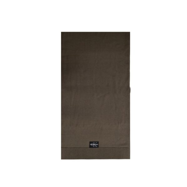 ⁦Calvin Klein Jeans Brown Cotton Scarf⁩ – תמונה ⁦5⁩