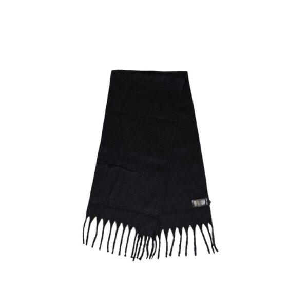 ⁦Antony Morato Black Polyester Scarf⁩ – תמונה ⁦3⁩