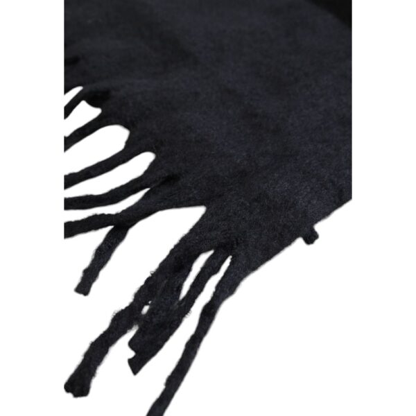 ⁦Antony Morato Black Polyester Scarf⁩ – תמונה ⁦4⁩