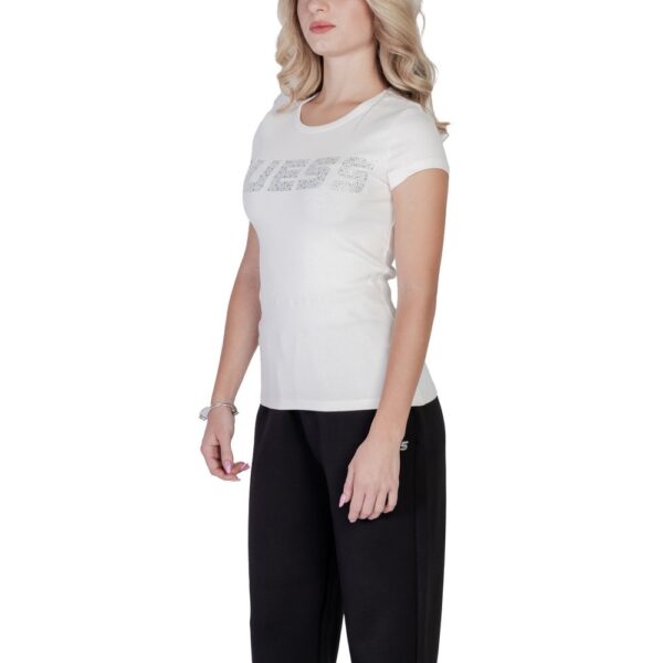 ⁦Guess Active Cream Cotton T-Shirt⁩ – תמונה ⁦2⁩