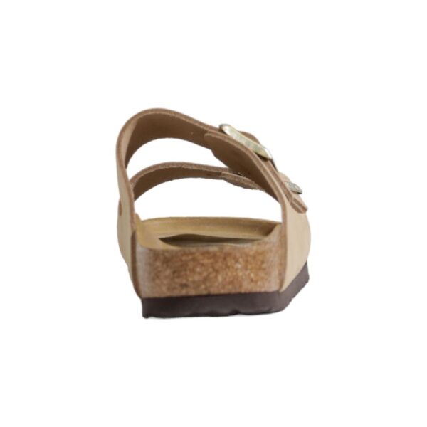 ⁦Birkenstock Beige Nubuc Leather Sandal⁩ – תמונה ⁦4⁩