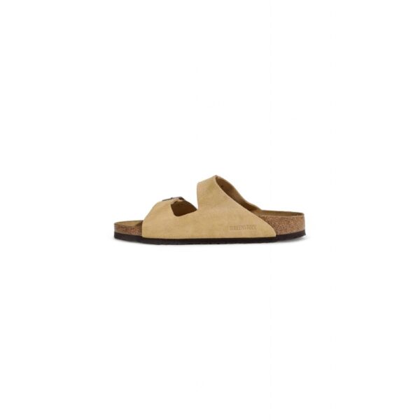 ⁦Birkenstock Beige Suede Leather Sandal⁩ – תמונה ⁦3⁩