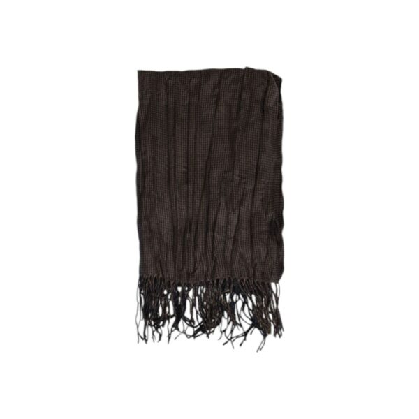 ⁦Antony Morato Brown Polyester Scarf⁩ – תמונה ⁦4⁩