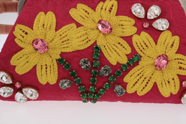 ⁦Dolce & Gabbana Elegant Evening Party Clutch in Pink⁩ – תמונה ⁦3⁩