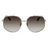 ⁦Salvatore Ferragamo Gold Metal Sunglasses⁩ – תמונה ⁦2⁩