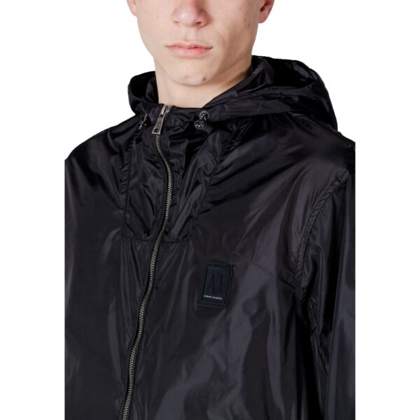 ⁦Armani Exchange Black Polyamide Jacket⁩ – תמונה ⁦5⁩