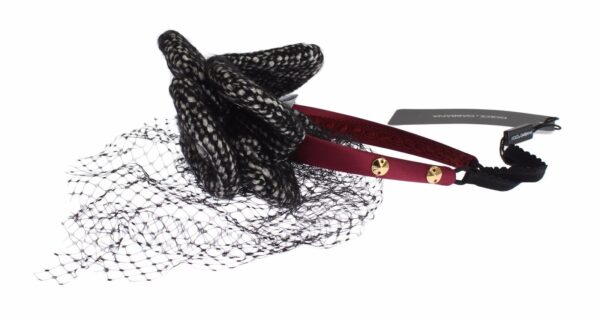 ⁦Dolce & Gabbana Pink Silk Crystal-Studded Headband⁩ – תמונה ⁦6⁩
