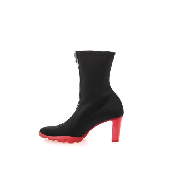 ⁦Alexander McQueen Black Neoprene Boot⁩ – תמונה ⁦2⁩