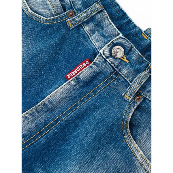 ⁦Dsquared² Blue Cotton Jeans & Pant⁩ – תמונה ⁦3⁩