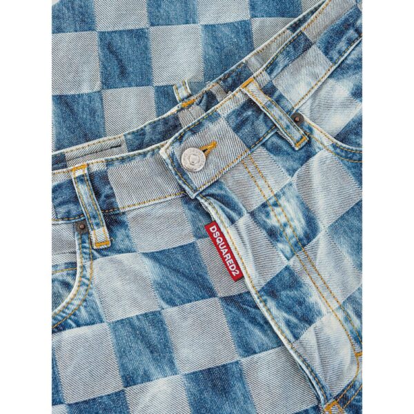 ⁦Dsquared² Blue Cotton Jeans & Pant⁩ – תמונה ⁦3⁩