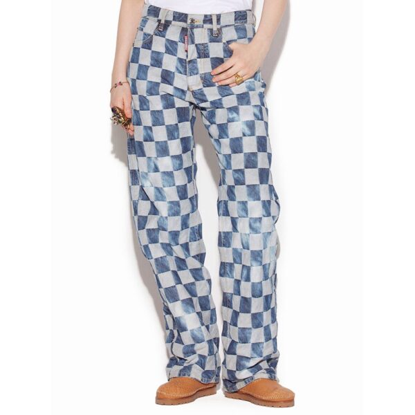 ⁦Dsquared² Blue Cotton Jeans & Pant⁩ – תמונה ⁦5⁩