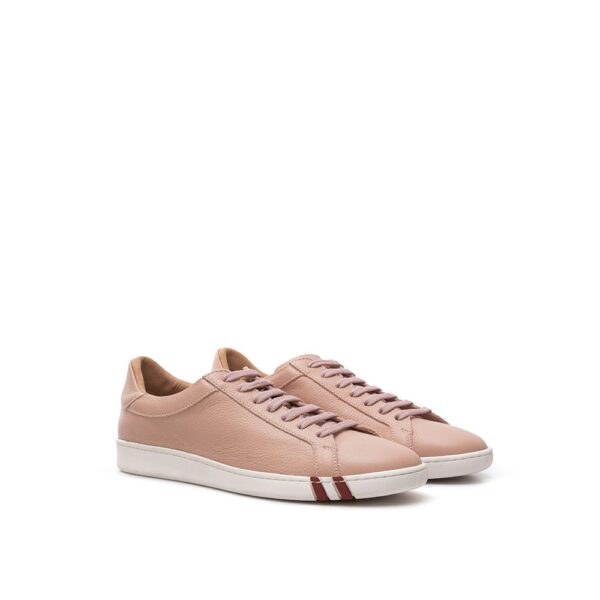 ⁦Bally Pink Leather Sneaker⁩ – תמונה ⁦4⁩