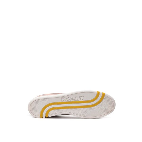 ⁦Bally Elegant Pink Cotton Leather Sneakers⁩ – תמונה ⁦4⁩