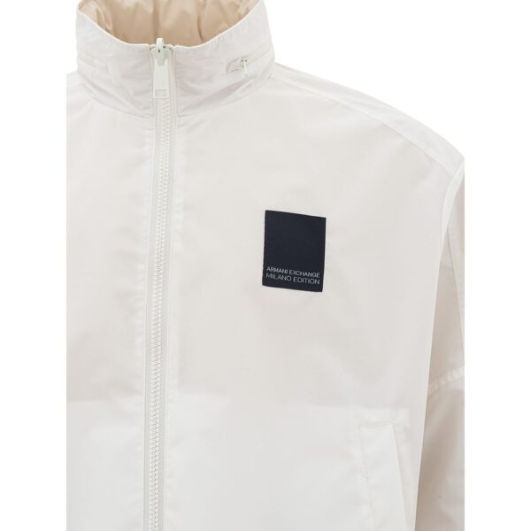 ⁦Armani Exchange Beige Polyamide Jacket for the Modern Man⁩ – תמונה ⁦6⁩