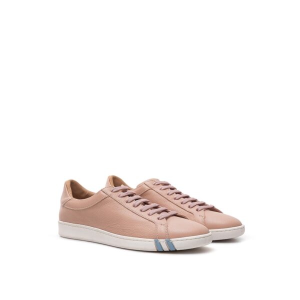 ⁦Bally Elegant Pink Leather Sneakers⁩ – תמונה ⁦3⁩
