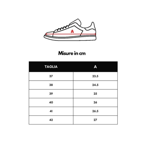 ⁦P448 White Leather Sneaker⁩ – תמונה ⁦6⁩