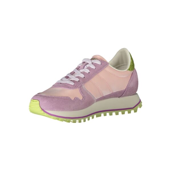 ⁦Blauer Pink Polyester Sneaker⁩ – תמונה ⁦2⁩