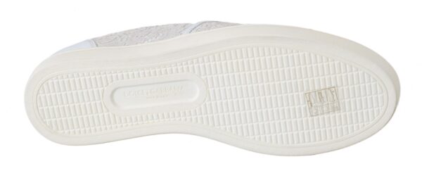 ⁦Dolce & Gabbana Elegant Off White Loafers for Ladies⁩ – תמונה ⁦3⁩