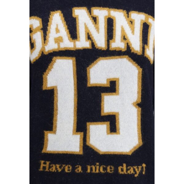 ⁦Ganni Baseball Sweater⁩ – תמונה ⁦3⁩
