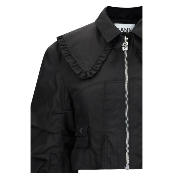 ⁦Ganni Duchesse bomber Jacket⁩ – תמונה ⁦3⁩