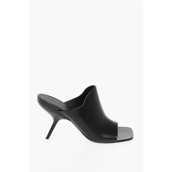 ⁦Salvatore Ferragamo Leather ERA Open Toe Mules 8cm⁩ – תמונה ⁦3⁩