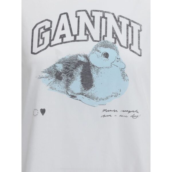 ⁦Ganni Duckie T-Shirt⁩ – תמונה ⁦3⁩