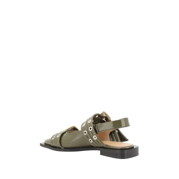 ⁦Ganni Buckle Ballerinas⁩ – תמונה ⁦3⁩