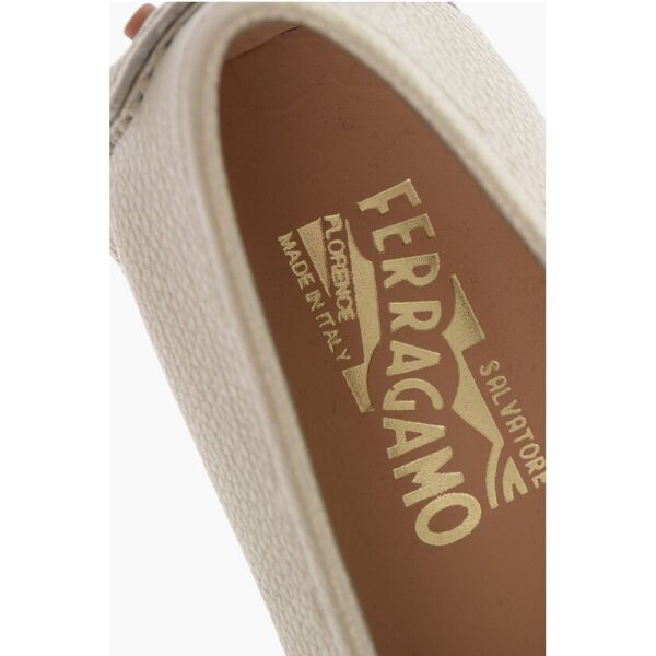 ⁦Salvatore Ferragamo Hammered Leather ODILIA Loafer with Clamp⁩ – תמונה ⁦5⁩