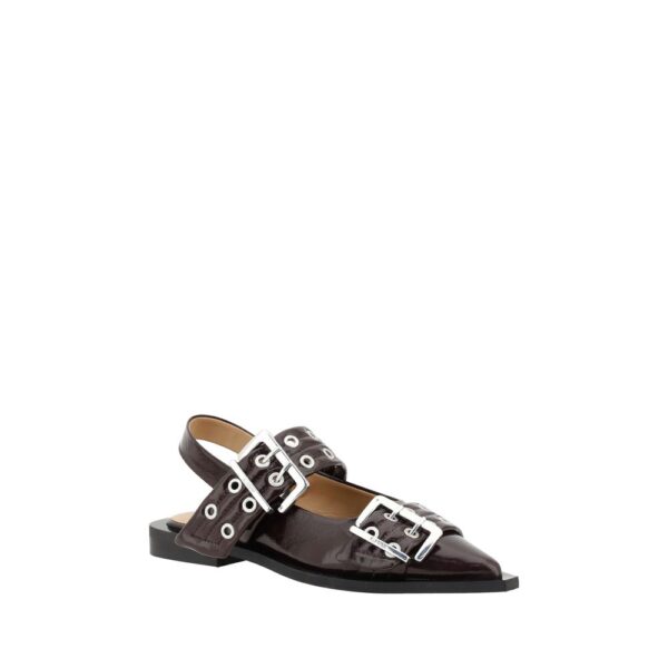 ⁦Ganni Buckle Ballerinas⁩ – תמונה ⁦2⁩