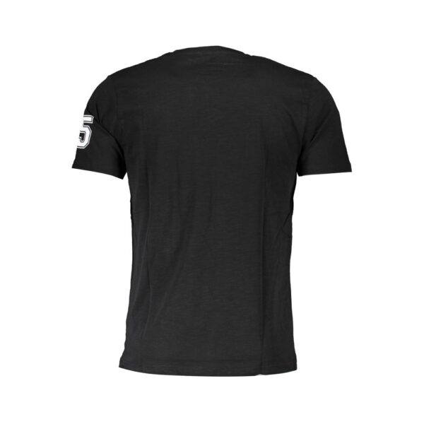 ⁦U.S. Grand Polo Black Cotton T-Shirt⁩ – תמונה ⁦2⁩