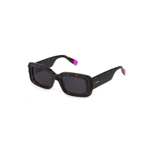 ⁦Furla Brown Plastic Sunglasses⁩ – תמונה ⁦2⁩