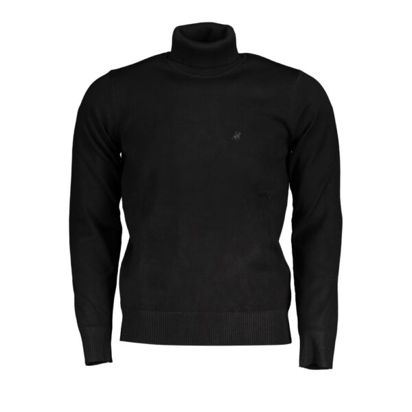 U.S. Grand Polo Black Nylon Sweater