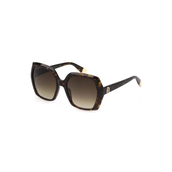 ⁦Furla Brown Haircalf Sunglasses⁩ – תמונה ⁦2⁩