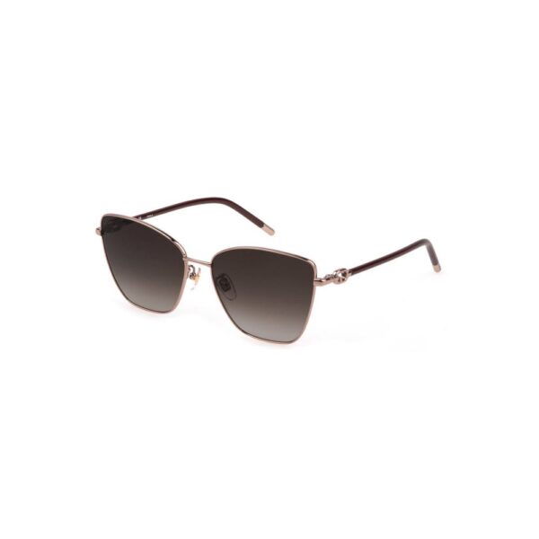 ⁦Furla Gray Metal Sunglasses⁩ – תמונה ⁦2⁩
