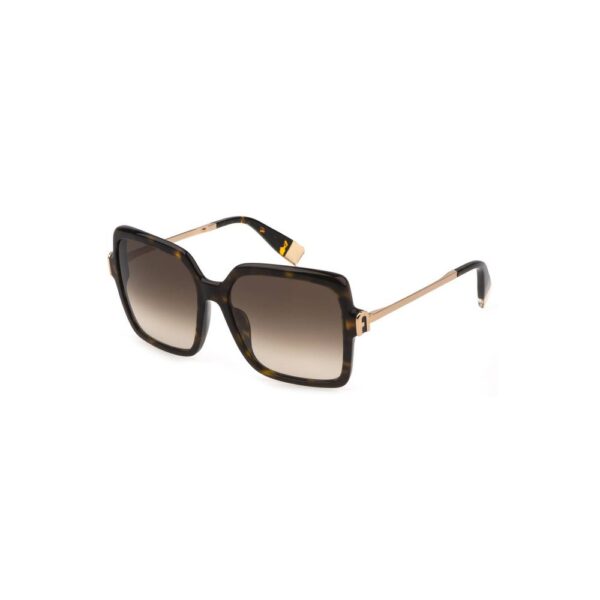 ⁦Furla Brown Haircalf Sunglasses⁩ – תמונה ⁦2⁩