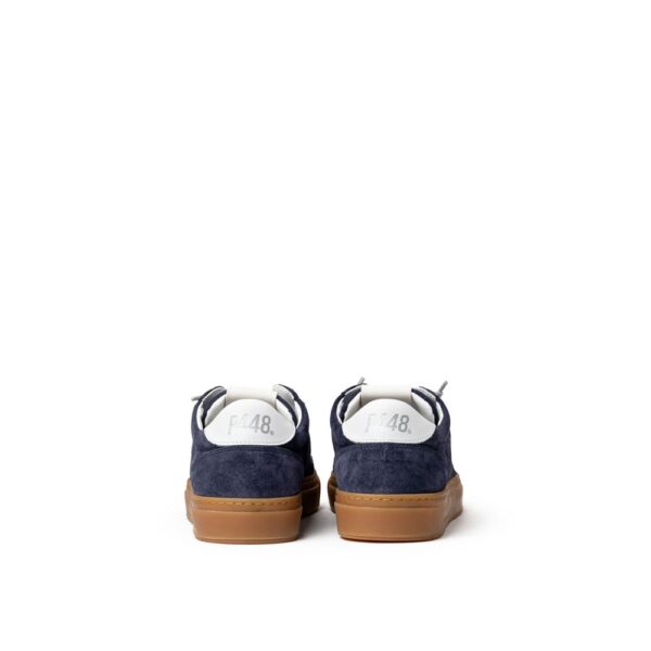 ⁦P448 Blue Leather Sneaker⁩ – תמונה ⁦3⁩